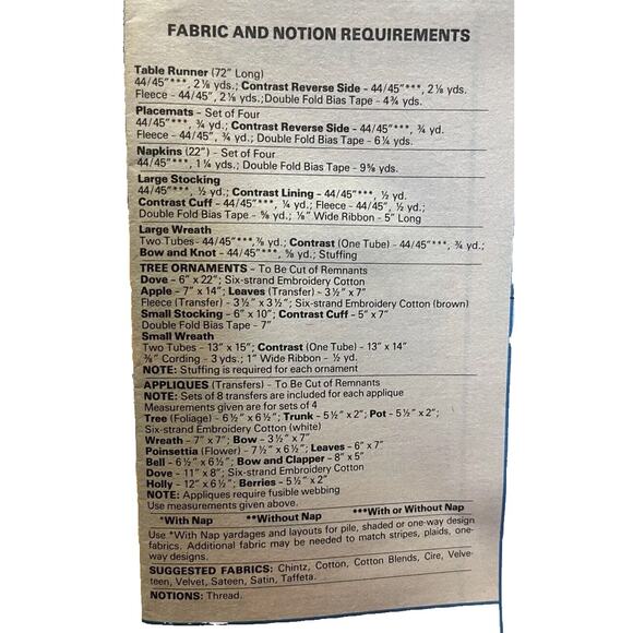 McCall’s Christmas Sewing Pattern Avon Tapestry Collection Vintage Uncut FF - Picture 4 of 11